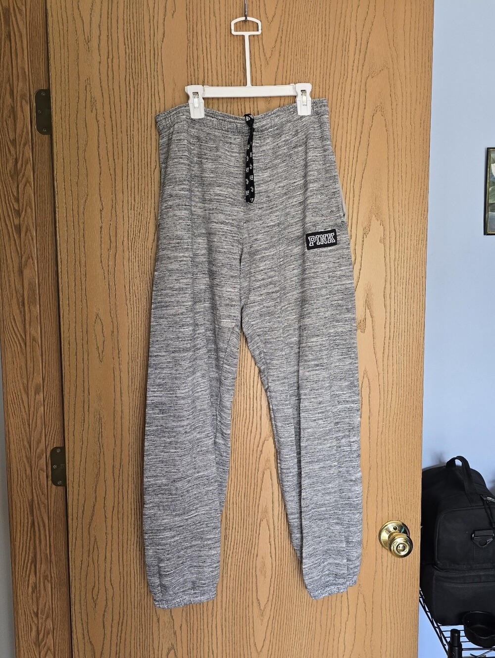 PINK Victoria's Secret Gray Marled Jogger Sweatpants